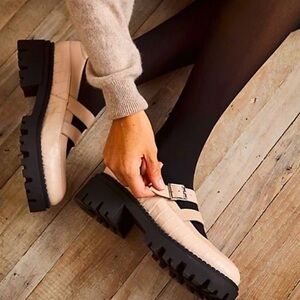 Free People Mary Jane Platforms Size 39